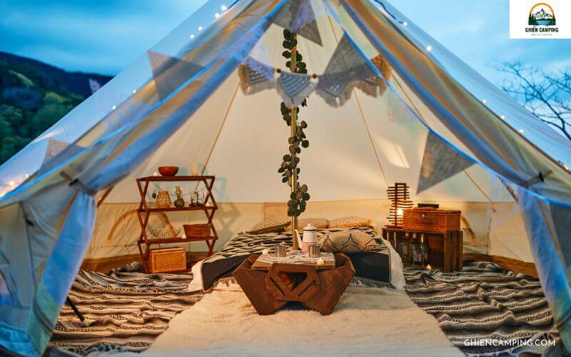 Top những mẫu trang trí lều trại đẹp và dễ làm nhất 6 Biến hóa không gian với lều Glamping thời thượng