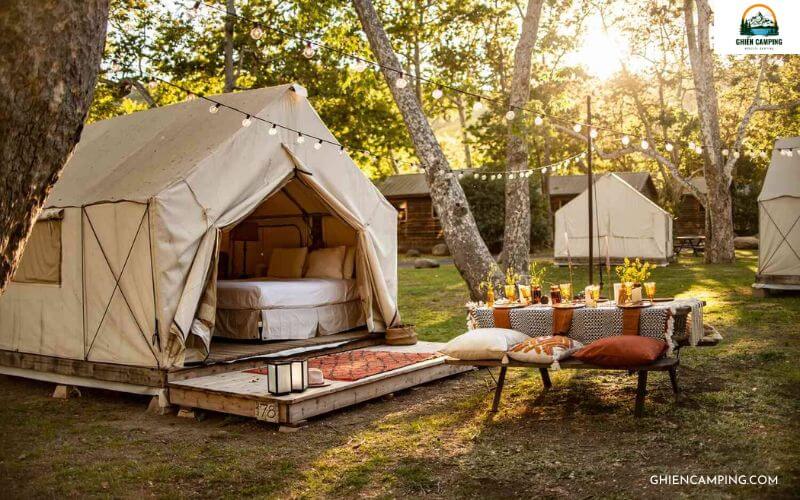 Top những mẫu trang trí lều trại đẹp và dễ làm nhất 8 Setup bàn ghế picnic – điểm nhấn đậm chất chill