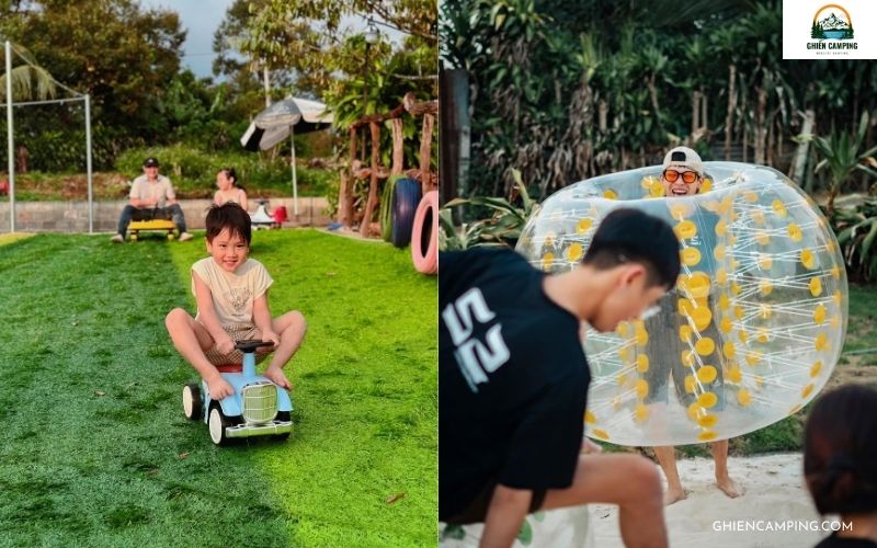 Review Zenda Glamping - Tổ hợp glamping & cafe sống ảo cực chất 17 Tham gia các hoạt động ngoài trời đầy thú vị